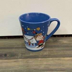 Charlie Brown Christmas Mug Blue 2016 Zak! Designs Peanuts‎